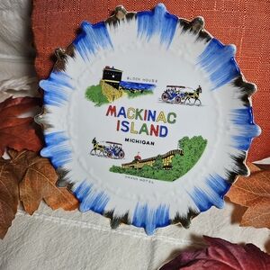 Vintage Mackinac Island Plate